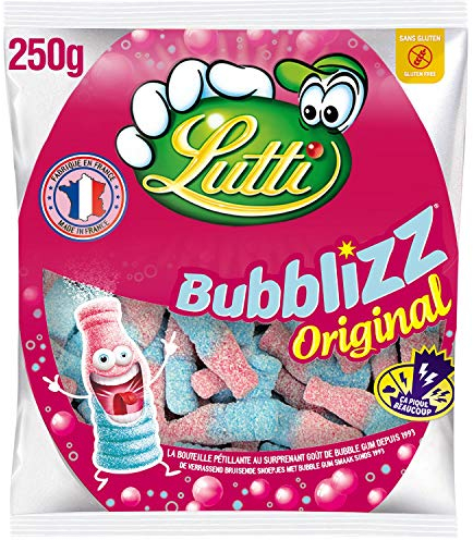 Lutti Bubblizz Original Gomme à Mâcher, 250 g