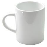 12 mini tazas de cerámica de sublimación con revestimiento en blanco de 2.5 onzas, aptas para microondas