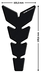 Puig 9304N Tankschutzpads modellspezifische Ausführung, Schwarz