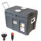 Dino KRAFTPAKET 131002 Kühlbox 12V 230V (Wärmt und Kühlt) Grau, Höhe: 42cm Größe: 40-Liter, Elektrische Kühlbox für Auto Boot Camping, Elektrokühlbox mit ECO-Modus