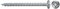 fischer 670446 Power-Fast-II-5, Vollgewinde Pozi Antrieb, 5,0x40