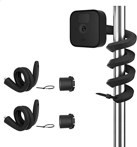 TIUIHU Flexible Twist Mount for All-new Blink Outdoor/Indoor，Blink XT/XT2,Blink Mini and Blink Outdoor 4，No Tools Installation for Your Blink Indoor and XT2 Home Security Camera System(2 Pack, Black)