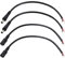 PNGKNYOCN Cable de alimentación de 25 cm CC, conector macho y hembra de 12 V 5 A con bloqueo para evitar caídas de cable de 18 AWG para cámaras de seguridad CCTV e iluminación LED (paquete de 2)