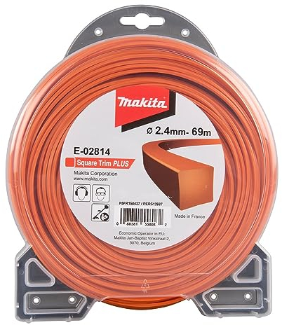 Makita E-02814 Filo Tondo Decespugliatore Tagliabordi 2,4mm x69m