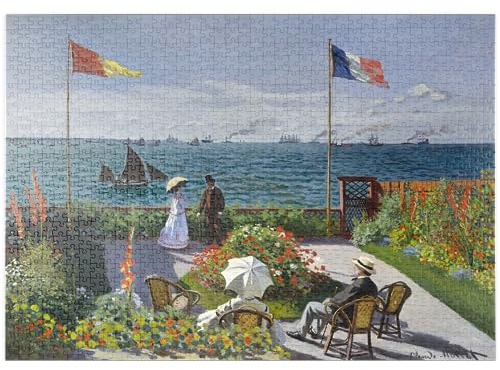MyPuzzle Garden at Sainte-Adresse by Claude Monet - Premium 1000 Teile Puzzle - MyPuzzle Sonderkollektion von Æpyornis