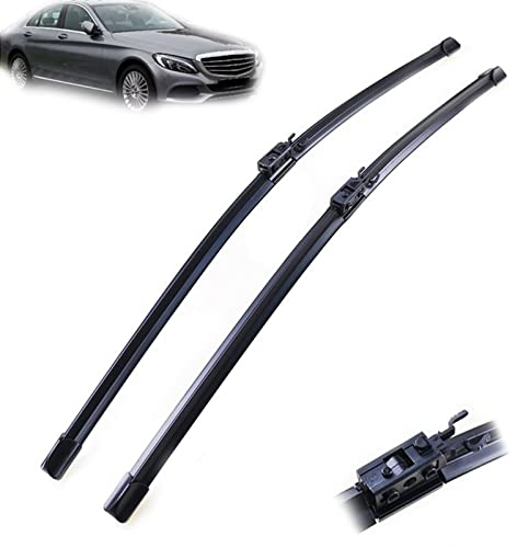 DHWUIASF Scheibenwischer Frontscheibenwischerblätter Für Mercedes-Benz W205 C180 C200 C250 C300 C350 C400 C450 2015-2020 Windschutzscheibenfenster