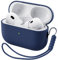 ORNARTO Cover per Airpods Pro 2 Case, Cover Protettiva in Silicone Liquido per AirPods Pro 2 Generazione 2022/2023 Frontale a LED Visibile (Cordino per il sudore), Blu Navy