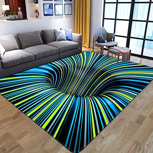 AZZRRO 3D rutschfeste Schmutzfangmatte Teppich, 400x100cm Türmatte optische Täuschung Fußmatte Bodenmatte für Innen- und Schützen Außen Küchenboden Flur Wohnkultur