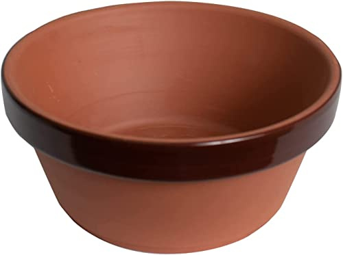 Meliflor Pot de pré-bonsaï diamètre 12,5 cm et 6 cm de Hauteur (3 unités) Fabriqué en Espagne artisanalement de Style Japonais avec Terre Cuite Non émaillée. Haut Drainage
