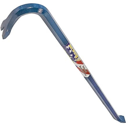 ESTWING Gooseneck Wrecking Bar - 3/4 x 36 Pry Bar with Angled Chisel End & Forged Steel Construction - EWB-36