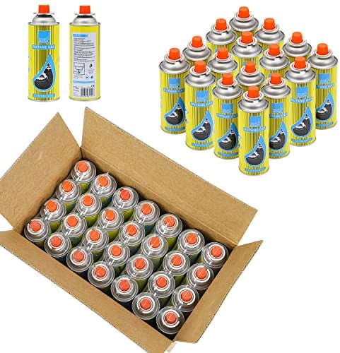 Taylor & Brown 28 x Butane Gas Bottles Canister Cartridge Canisters Cylinder | For Camping Stove Cooker, Heater, Barbecue or BBQ, Weed Burner, Kitchen Blow Torch
