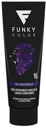 FUNKY COLOR ULTRAVIOLET 16, Semipermanent Haarfärbung, Semipermanent hair color. (28 Farben)