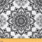 Exotischer Boho-Mandala-Lotus-Dekostoff von The Yard Aquarell Bohemian Floral Indoor Outdoor Polsterstoff unregelmäßiges Punkt, geometrisches Design, Stoff für Quilten, Nähen, Kunst, DIY, Handwerk, 2