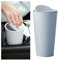 JNNJ Autos Mülleimer, Auto Mini-Mülleimers Mit Deckel, Plastik Auto Universelle Mini Mülleimer, Tragbare Auto Mülleimer, Geeignet für Autos, Schlafzimmer(Hellblau)
