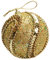 Weihnachtsbaumkugeln Rot Weihnachtsdeko Kugeln Kugeln Bälle Strass Glitter Weihnachtsdekoration Ornament 8CM Weihnachten Home Decor Pflanzen Übertopf Weihnachten Kugeln Weihnachten (Gold, One Size)