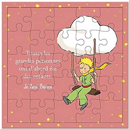 KIUB Child Puzzle 25 Pieces The Little Prince on a Swing (17,5x17,5cm)