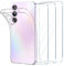 COPIKE Cover Protezione Fotocamera per Samsung Galaxy A35 con 3 Pezzi Vetro Temperato Pellicola, Cover Samsung A35 5G Trasparente Slim Fit Custodia Silicone Sottile e Morbida, Chiaro