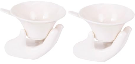 ABOOFAN 2 Set Colino Da Tè in Ceramica Infusore Colino Kung Fu Filtro Da Tè Cinese Accessorio Da Tè - Amichevole