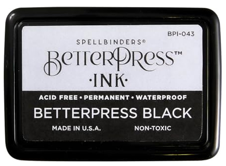 Spellbinders BPI-043 BetterPress Stempelkissen in voller Größe, Schwarz