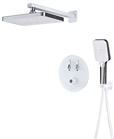 NSTVVEE Unterputz-Brause-Thermostat-Badewannen-Brausemischer ABS-Brauseaufsatz für Mischbatterie Lofty Ambition