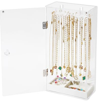 Porta Collane Da Tavolo, Appendi Collane Con 24 Ganci Rotanti, Espositore Gioielli, Per Porta Braccialetti, Pendenti, Orecchini, Gioielli