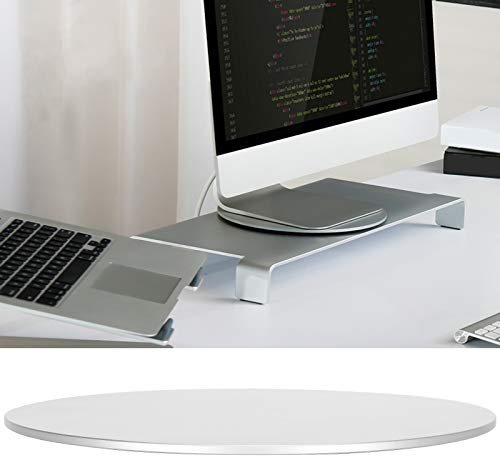 Ejoyous Monitorständer, Bildschirm Drehteller 360 Grad Aluminiumlegierung Rutschfester Tablet-Ständer