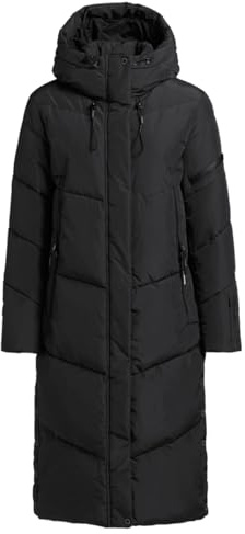 khujo Damen Steppmantel Sonje 5 schwarz - M
