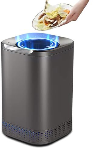 CHANGLKJ Electric Kitchen Composter, 2L Odor-Free Compost Bin with Detachable Carbon Filter, Rapid Decomposition and Auto-Stop, Low Noise and Energy Saving, Turn Food Waste Into Fertilizer for Plants