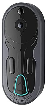 IUBGFTO Video Doorbell, Video Smart Doorbell Wireless Intercom Security Outdoor Door Bell Ring for Home Security