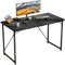 JUMMICO Schreibtisch 100 x 50 x 75 cm, Kleiner Tisch Computertisch Bürotisch für Arbeitszimmer, Computertisch Klein für Home, Office, Schwarz