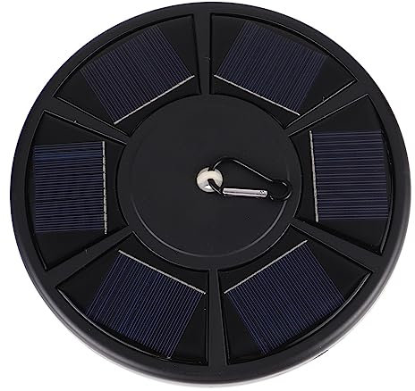 iplusmile Solar Flagpole Lampe Mit LEDs Solarenergie Betrieben Wetterfest Langlebig Für Garten Camping Und Outdoor Einfache Montage Schwarze Ausführung Helles Led Solarbetriebenes Fahnenmast