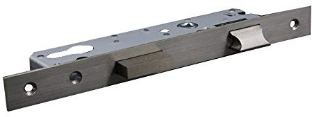 Cerradura empotrada para puerta, Cerradura de puerta de embutir europea con reverso, marco deslizante de acero(35mm)