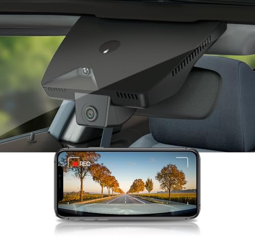 Fitcamx Dashcam 4K Kompatibel mit Kia EV3 2024 2025 2026 (HD2-EV000), OEM Dash Camera für Autos, 2160P UHD Video WiFi, G-Sensor, Loop-Aufnahme, WDR Auto Kamera, Plug & Play, Nachtsicht, 64GB Karte
