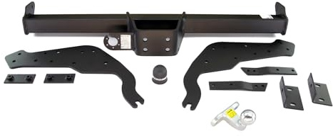 RIDIGO Attelage Rigide pour Ford Ranger 3 III T6 Pickup (avec Marchepied) (Aussi Wildtrak avec Marche) 2012-2022 avec kit électrique Universel 13 Broches