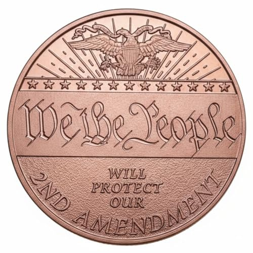 1 oz (AVDP-Unze) 99.9% reines Kupfer - Kupfer Rundbarren We The People in original Lindner Kapsel