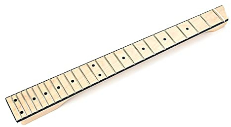 25 Bünde Ahornholz E-Gitarre Hals Griffbrett Griff E-Gitarre Headless Bridge Hals Musikinstrument Teile