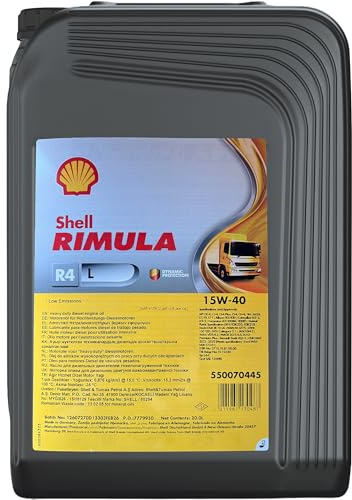 Shell Rimula R4 L 15W-40 (Dieselmotorenöl für Nutzfahrzeuge) 20 Liter
