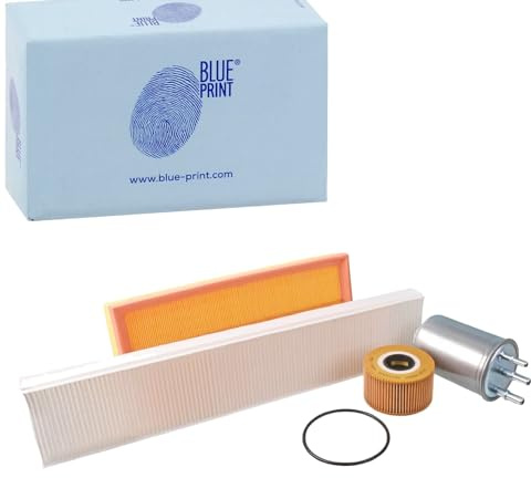 Blue Print ADF122121 Wartungspaket , Inspektionspaket , Filter Set (1x Ölfilter, 1x Luftfilter, 1x Innenraumfilter, 1x Kraftstofffilter)
