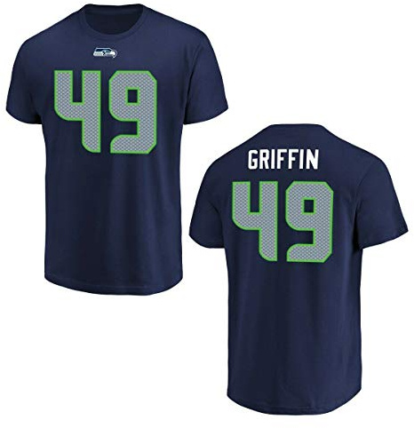Majestic Athletic NFL Football T-Shirt Seattle Seahawks Shaquem Griffin #49 Trikot Jersey Receiver III