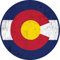 Distressed Colorado State Flag Auto-Magnet-Aufkleber, 12,7 cm