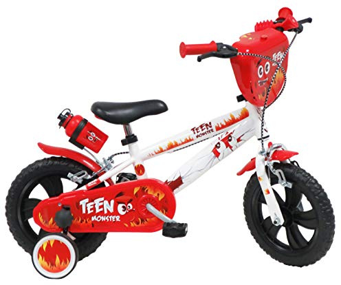 Denver 12 Inch, Teen Monster Ref. 2142 Bike, White/Red/Black