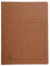Exacompta 240238E Spiralhefter aus extra starkem Colorspan-Karton für DIN A4 24 x 32cm bedruckt bis zu 300 Blatt tabak Hefter ideal für Büro und Schule