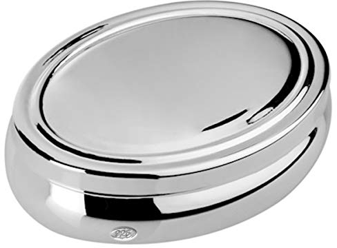 SILBERKANNE Dose Pillendose 3,5x2,4x1,1 cm 2 tlg Silber 925 Sterling