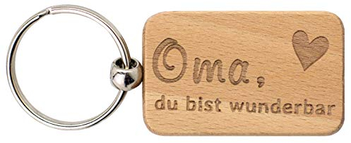 Spruchreif · Schlüsselanhänger für die Oma · Schlüsselanhänger mit Gravur · Anhänger aus Holz · Geschenke für Oma · Geschenk Oma und Opa · Oma Geschenk Enkel