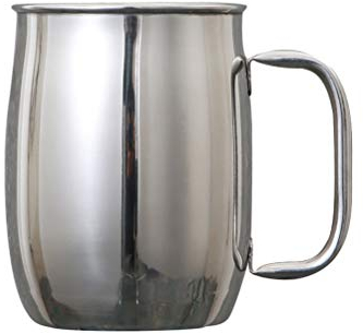 Tasse Inox 1000ml, Mug Inox Capacité, Double Paroi En Acier Inoxydable 304, IdéAle Pour Café, Thé, Lait, Boissons, Maison, Bureau, Camping