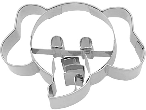 Birkmann, Ausstechform Elefantenkopf, 7 cm, Edelstahl, mit Innenprägung, hochwertige Qualität, 198166