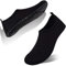 FELOVE Badeschuhe Wasserschuhe Strandschuhe Surfschuhe Barfuß Schuhe,Breathable Schwimmschuhe Hausschuhe Yoga Schuhe für Wassersport für Damen Herren, Schwarz.CH 40/41