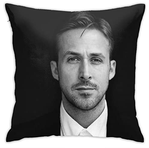 Ryan Gosling Kissenbezüge, Plüsch-Oberfläche, doppelseitig, bedruckt, 45 x 45 cm