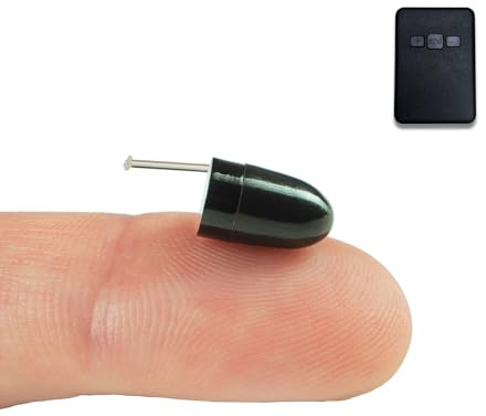 PingaOculto SpionageKopfhörer ohne Handy Mini (VIP Pro UltraMini GSM Teil) | Nano SIM-Karte, Integriertes Mikrofon, Unsichtbar, Kabellose Kopfhörer, Mini Größe, In Ear, Diskrete Nutzung
