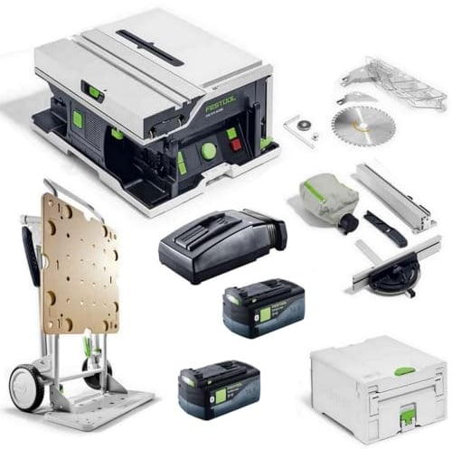 Festool Akku Tischkreissäge CSC SYS 50 EBI-Basic + Untergestell +Akku+ Ladegerät